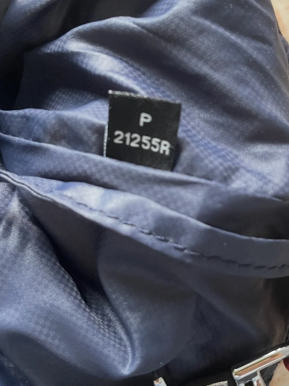 MZ Wallace Navy Quilter Medium Sutton Deluxe, Includes Duster and Straps